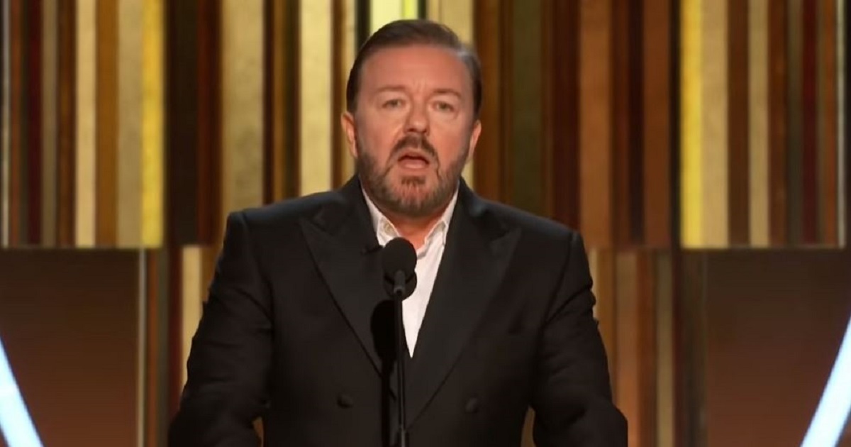 Hollywood Liberals Furious Over Ricky Gervais' Opening Monologue